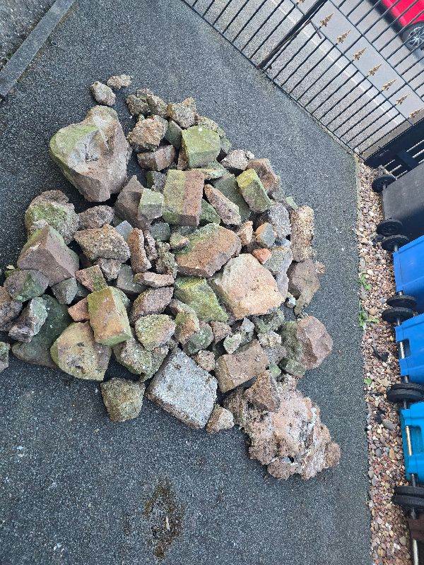 Large amount of garden rockery rocks limestone 
