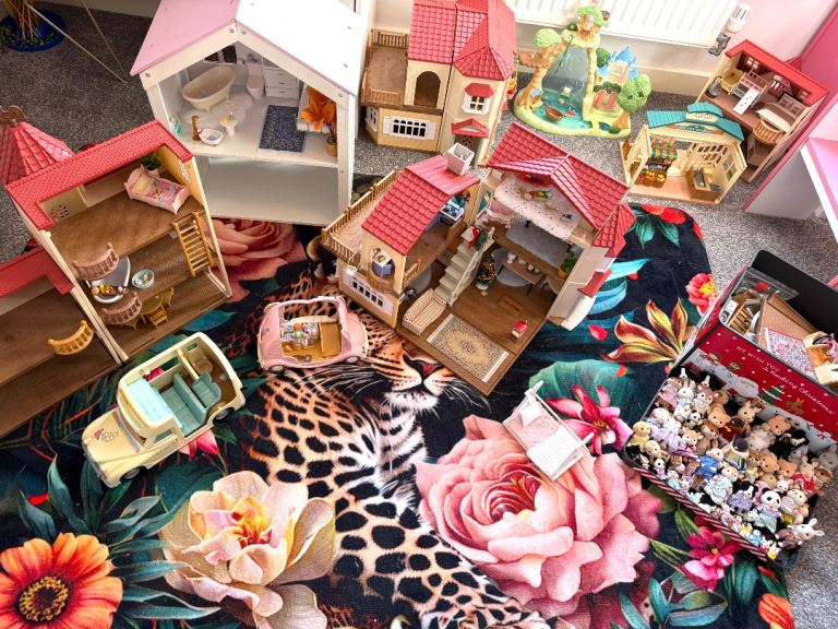 Sylvanian Families House & Furniture Set – Good Condition