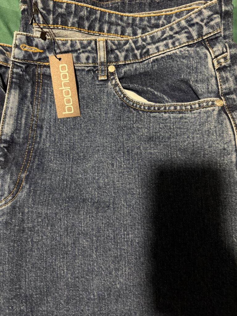 Boohoo Denim Jeans - Blue, New with Tags, UK Size 22