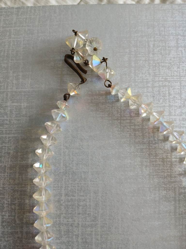 Antique crystal beads