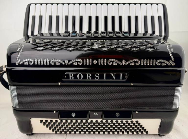 Borsini SL493 - Musette 4 Voice - 41 Keys / 120 Bass Italian Piano Accordion
