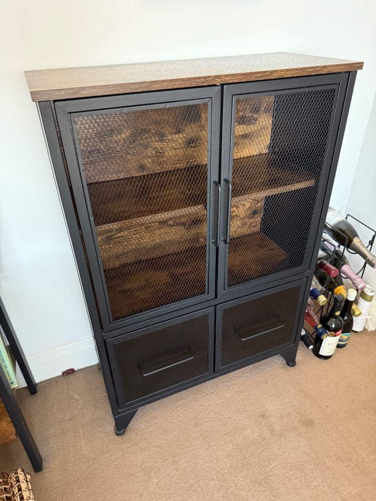 Modern Industrial Drinks Cabinet