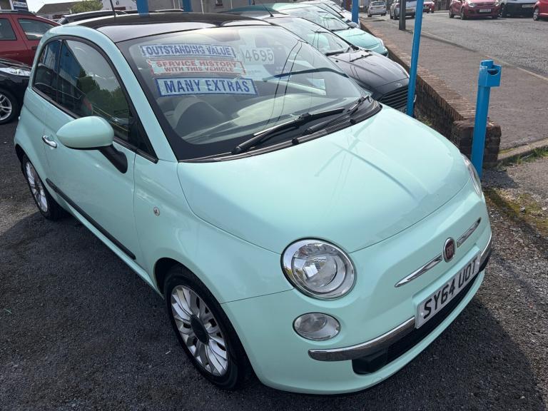 2014 Fiat 500 0.9 TwinAir Lounge 3dr HATCHBACK Petrol Manual