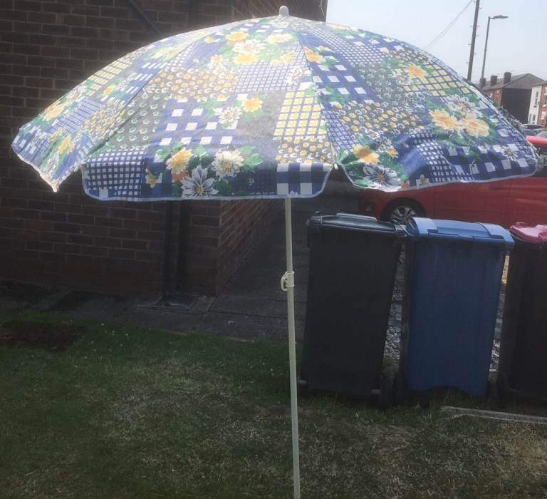 Retro Vintage garden parasol. Ideal VW camper, vintage caravan. Eccles, Manchester