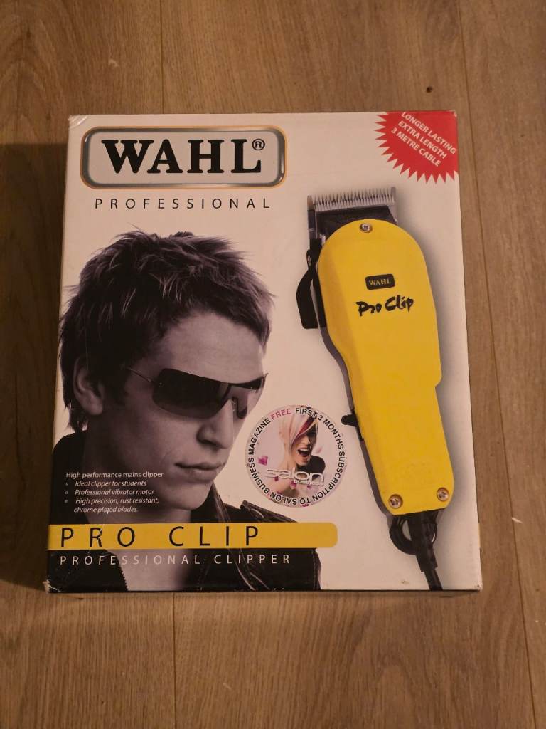 Wahl Pro Clip Professional Hair Clipper – Yellow – Boxed
