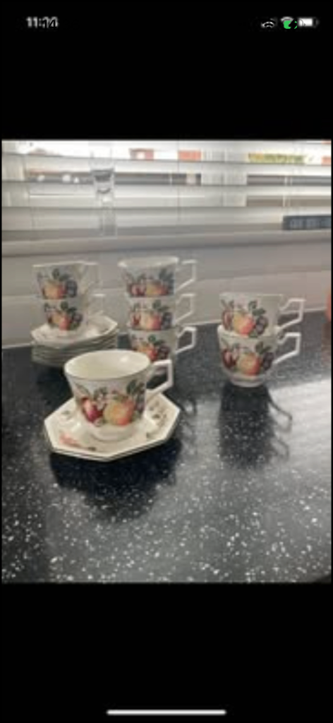 Teaset Fresh Fruit design