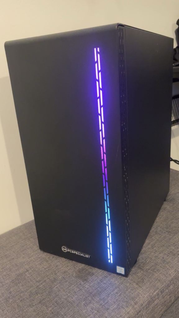 Pc specialist fusion E gaming pc