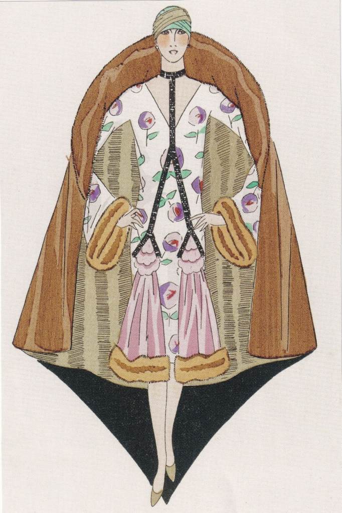 59. A Rare Original Print of an Art Deco Advertisement of the Day Elegant Woman