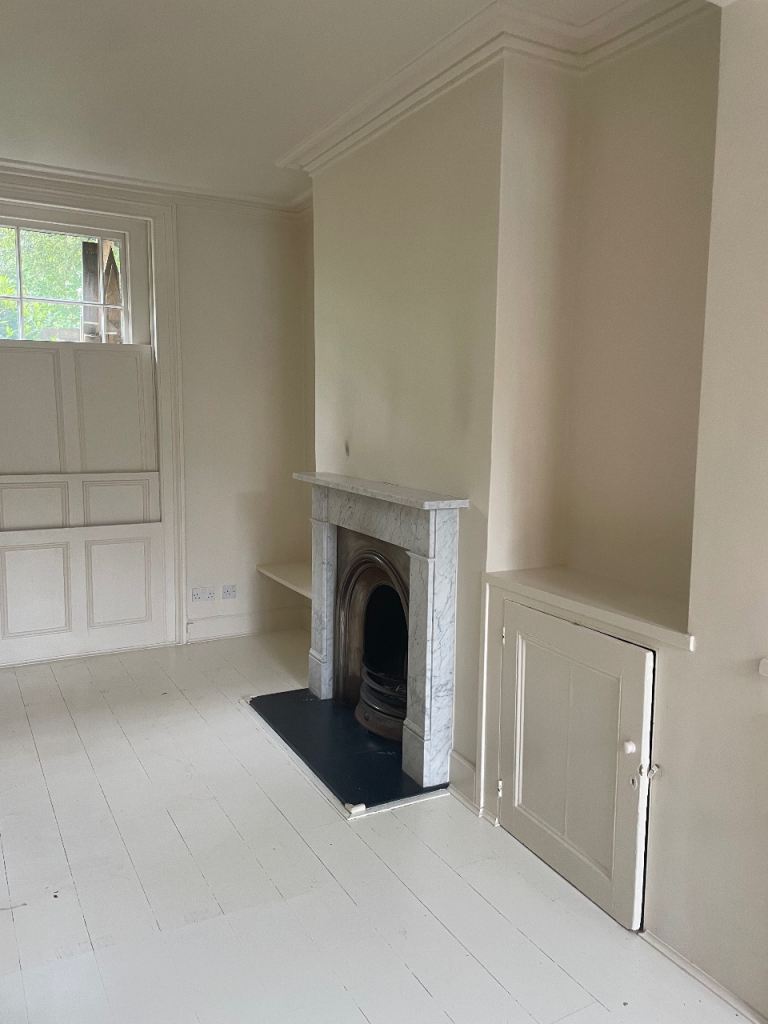 Georgian Antique marble fireplace surround, hearth and inner 