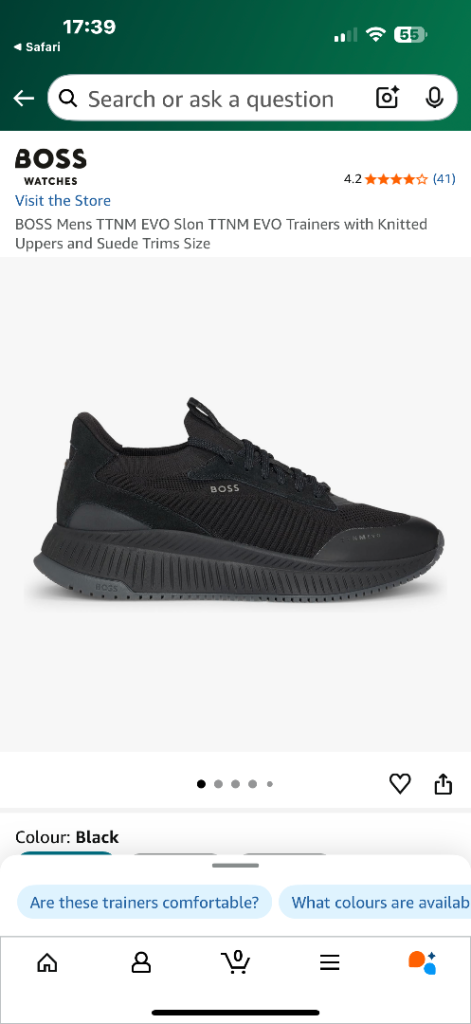 image for Boss titanium trainers