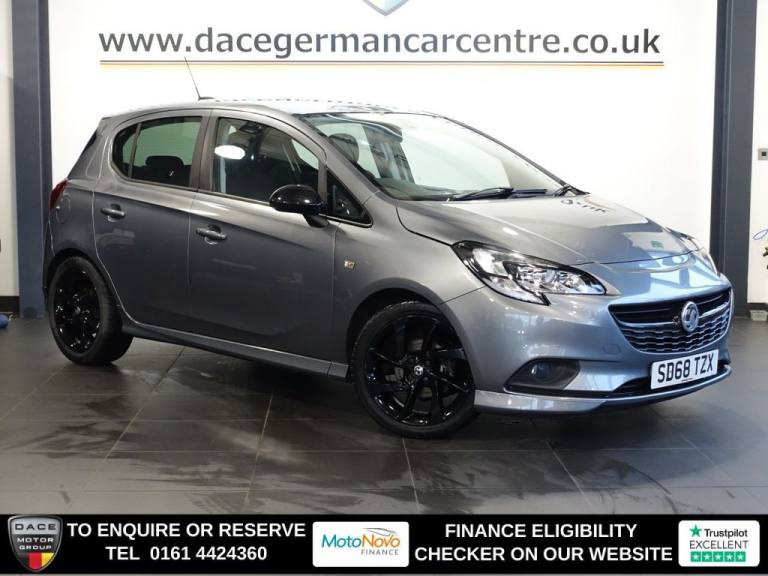 2018 Vauxhall Corsa 1.4i ecoTEC SRi VX Line Nav Black Hatchback 5dr Petrol Manual Euro 6 (90 ps H...