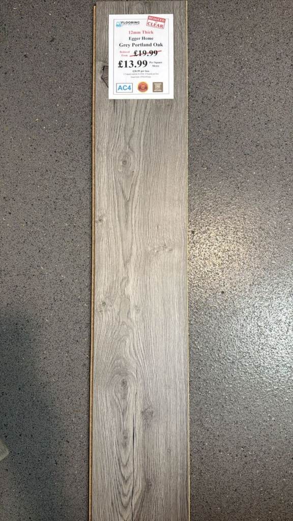 Egger Home Grey Portland Oak 12mm Laminate Flooring