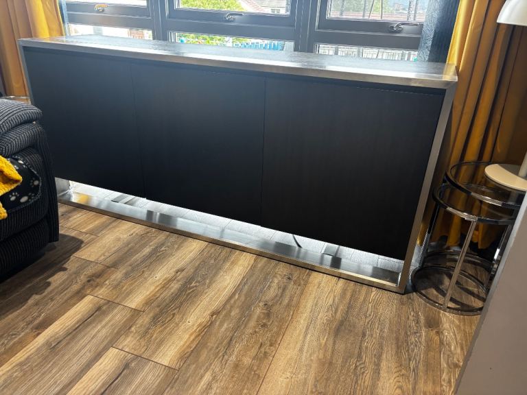Dwell tv unit very heavy with 3 large cupboards 
