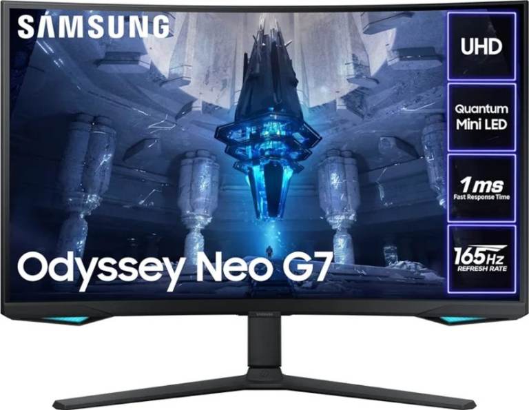 Samsung Odyssey Neo Quantum Mini LED G75NB LS32BG750NPXXU 32 Curved Ultra HD Gaming Monitor 4K