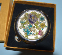 decorative THAILAND FLOWER Mirror Compact Decoration: new unused