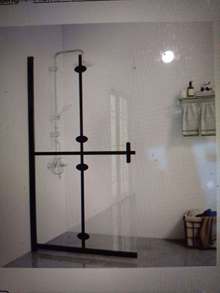 Bifold shower screen