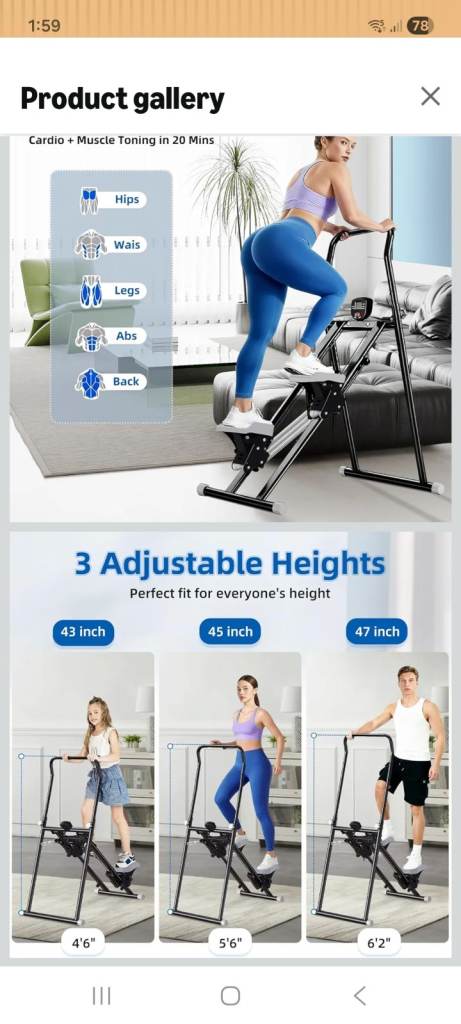 Stairmaster stepper