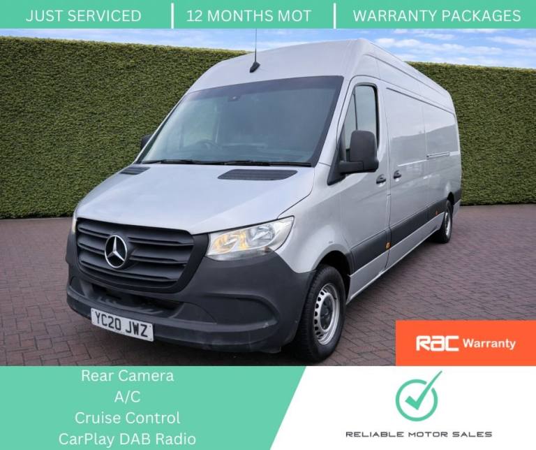 2020 Mercedes-Benz Sprinter 2.1 314 CDI Panel Van 5dr Diesel Manual RWD L3 H2 Euro 6 (143 ps) PAN...