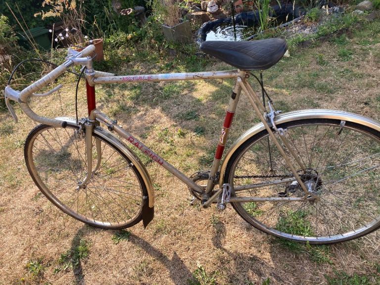 His and hers vintage bikes 