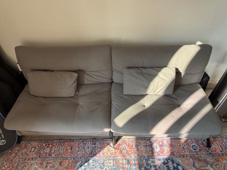 COMHOMA Fabric Sofa Bed 3 Seater