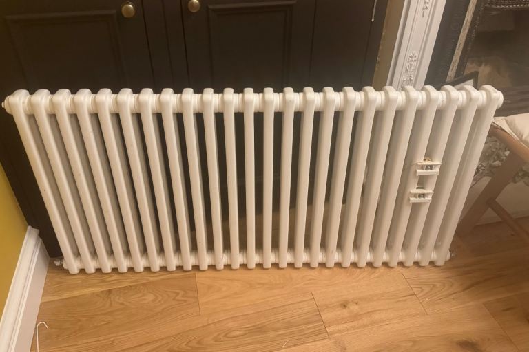 CenterRad 2 column white h600mm x w1200mm horizontal radiator