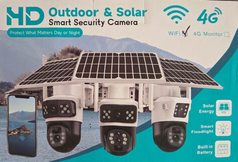 Wifi outdoor security cameras twin lens pan tilt zoom motion tracking 8k uhd new solar 