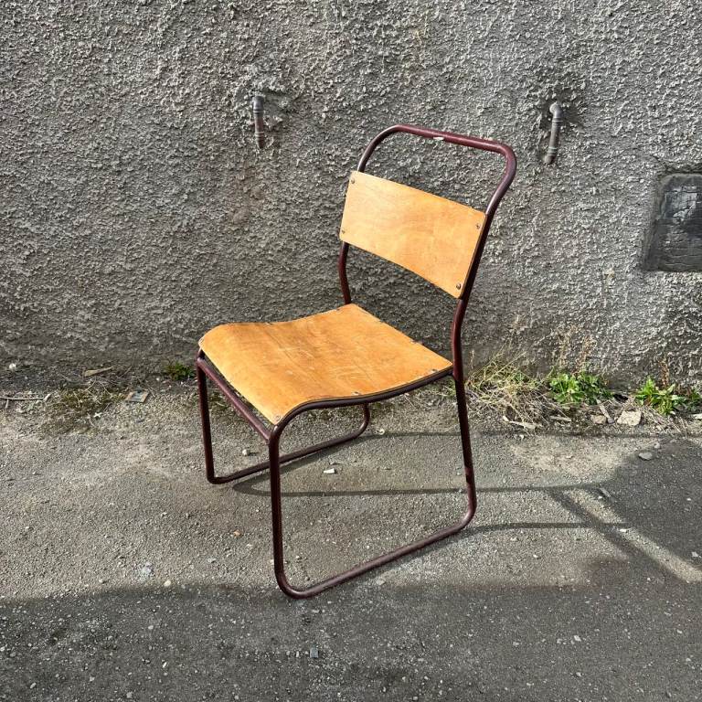 FREE Retro Stacking School Chair BROKEN