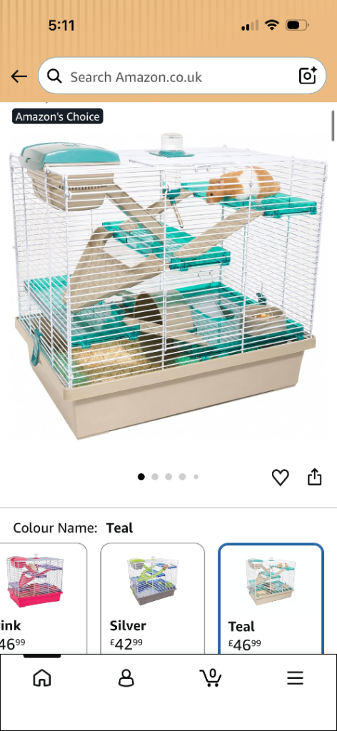 Hamster cage