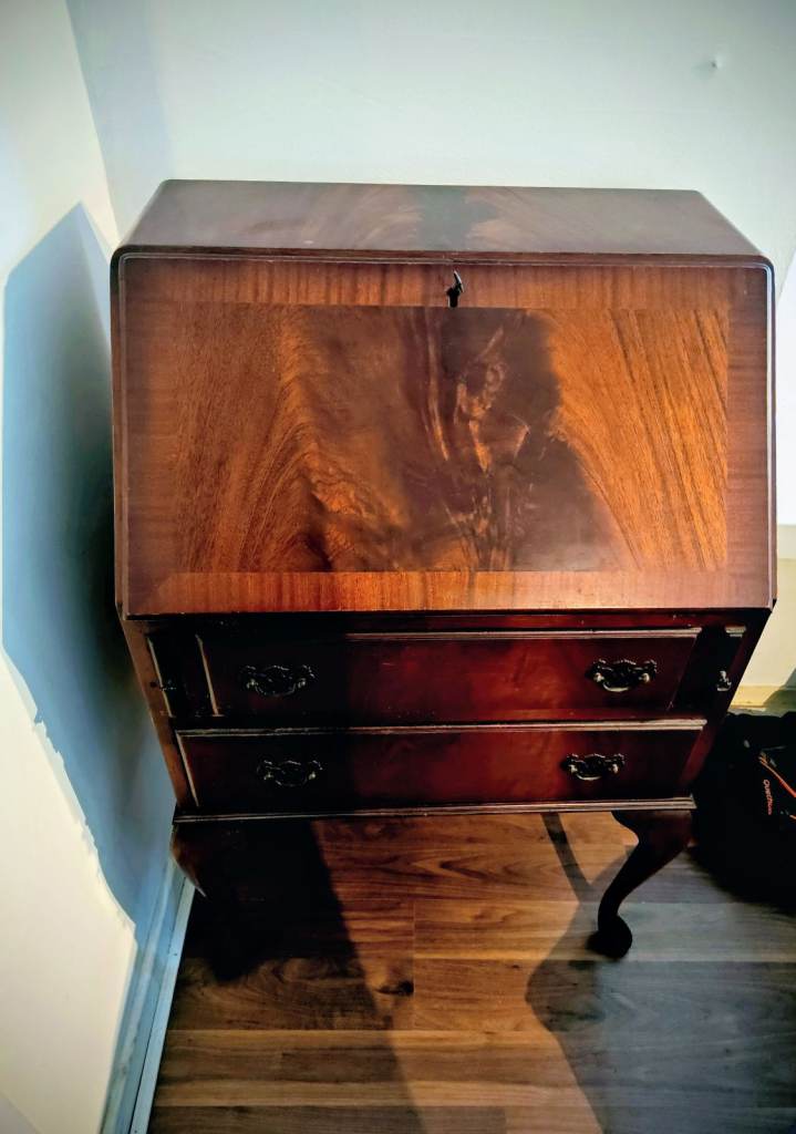 Vintage Secretary Drop-front Bureau Desk