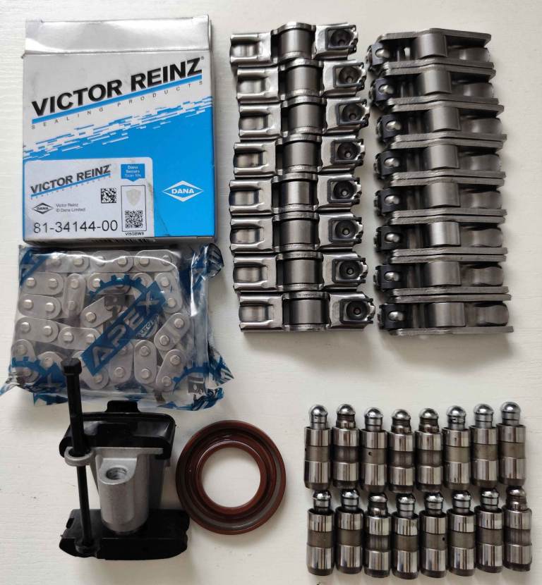  Engine Rebuild Kit  Timing Chain + Camshaft Seal + 16 Rocker Arms £80