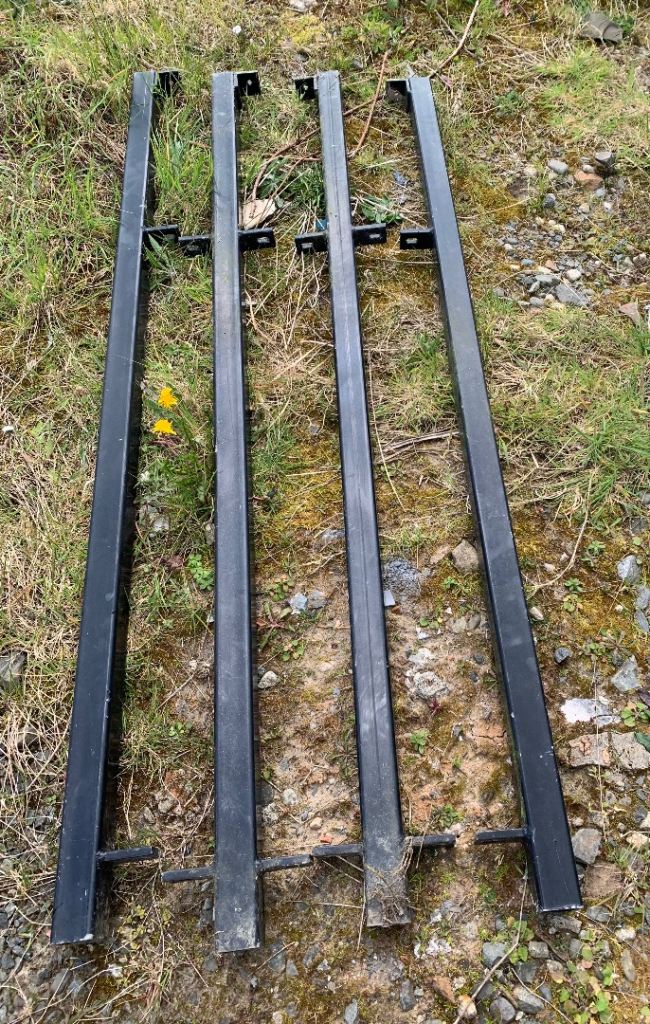 Powder Coated Steel Fencing Posts or Gates 
