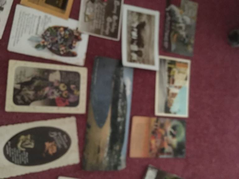 VINTAGE POSTCARDS JOB LOT