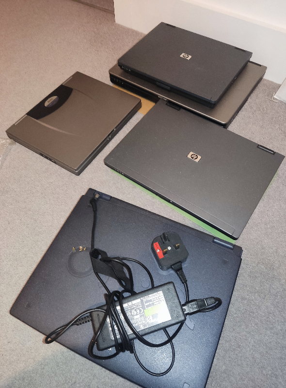 Vintage Old Laptops from 2000's