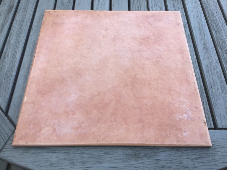 Terracotta Coloured Ceramic Floor Tiles x10 Good Condition