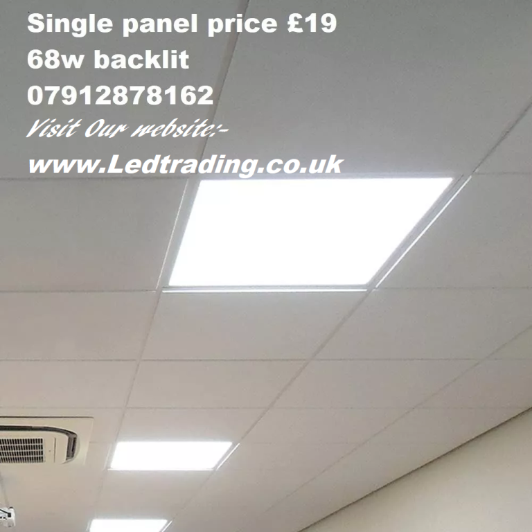 LED Panel Light, 68w backlit, Ceiling light ,6500k,2ftx2ft , 600mmx600mm