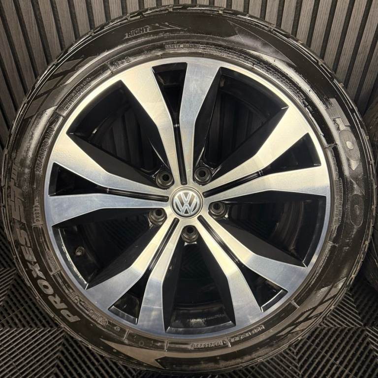20'' GENUINE VW TOUAREG TARRAGONA ALLOY WHEELS ALLOYS TYRES Q7