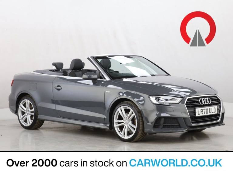 2020 Audi A3 Cabriolet 1.5 TFSI 35 S line Convertible 2dr Petrol S Tronic Euro 6 (s/s) (150 ps) C...