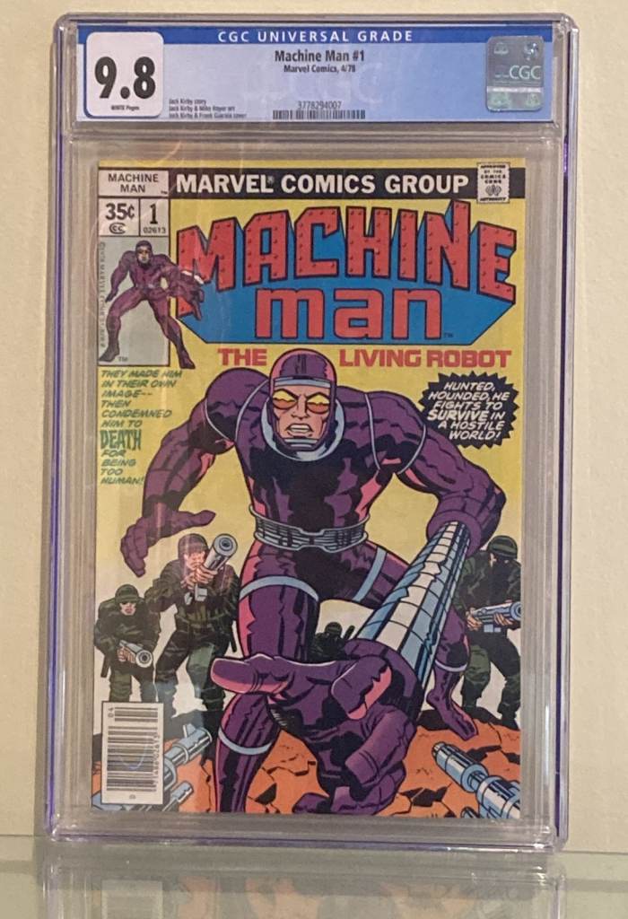 Machine Man 1 (1978) - Marvel Comics Bronze Age key - CGC 9.8 NMMT 