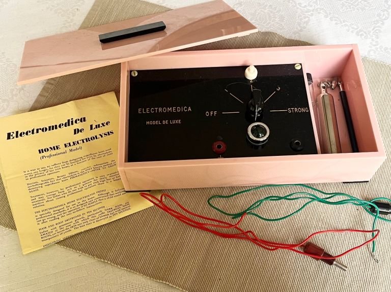 Vintage Electromedica Model De Luxe Home Electrolysis Machine Needs Safety Test