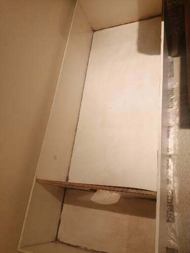 5ftx2ft white plywood tortoise table