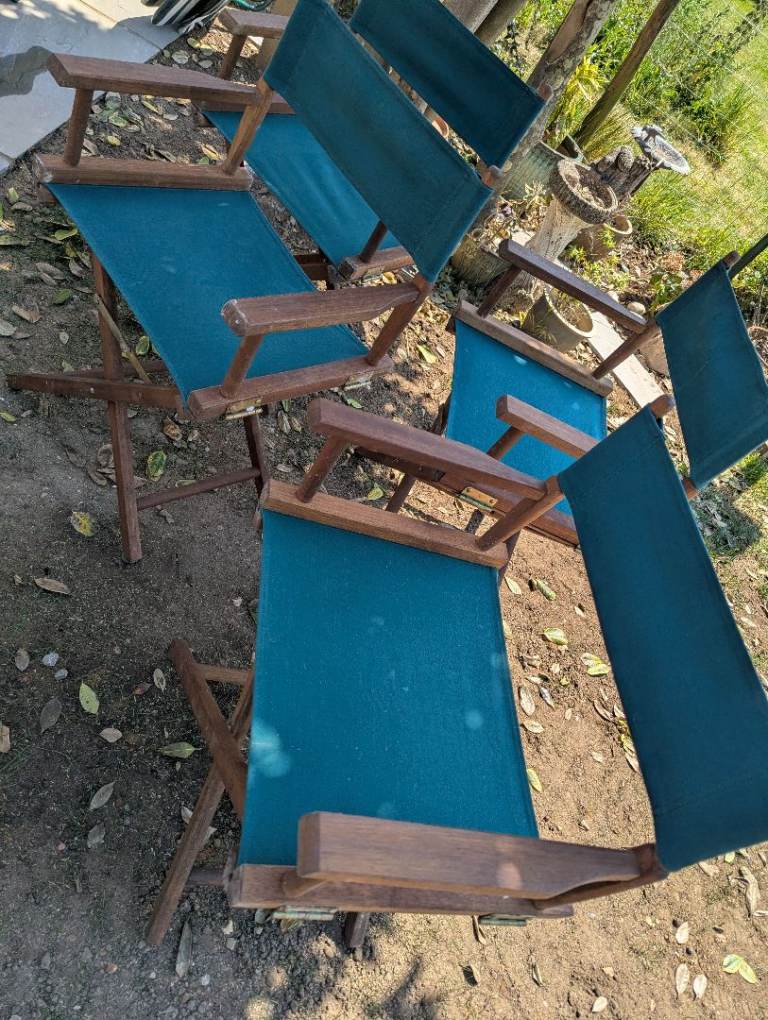 Directors chairs x 4