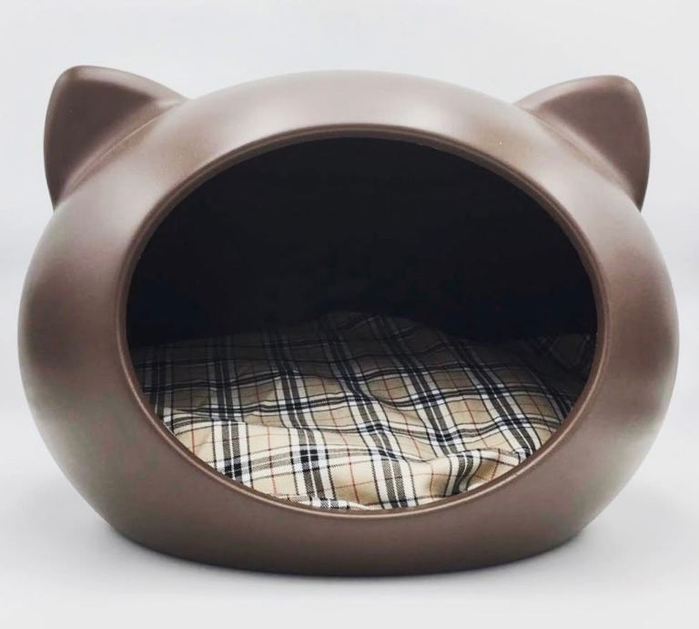 Large Brown Guisapet Cat Bed