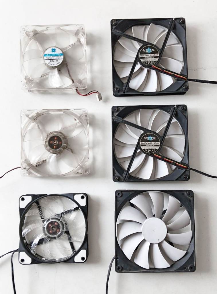 Computer Fans - CoolMaster, NZXT, 120mm, 12cm, 140mm, 14cm, 12v, Tower PC, PSU, Cooler, PC Case