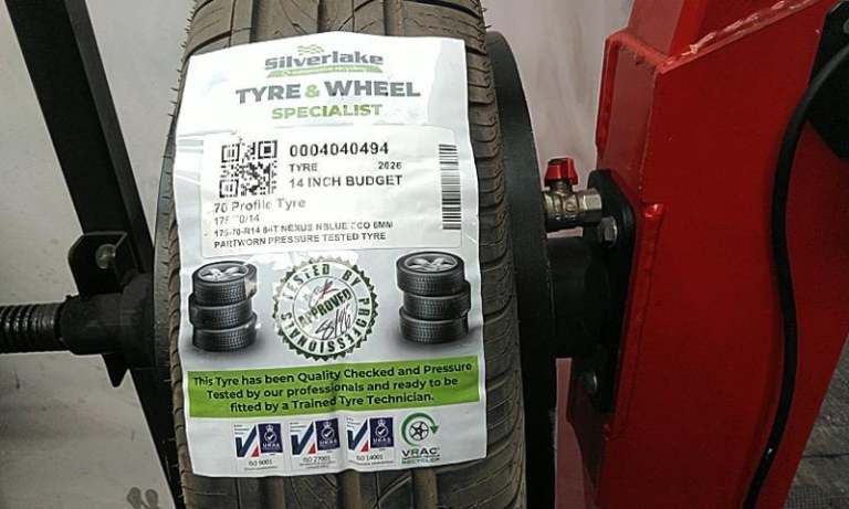 175-70-R14 84t Nexus Nblue Eco 6mm Partworn Pressure Tested Tyre