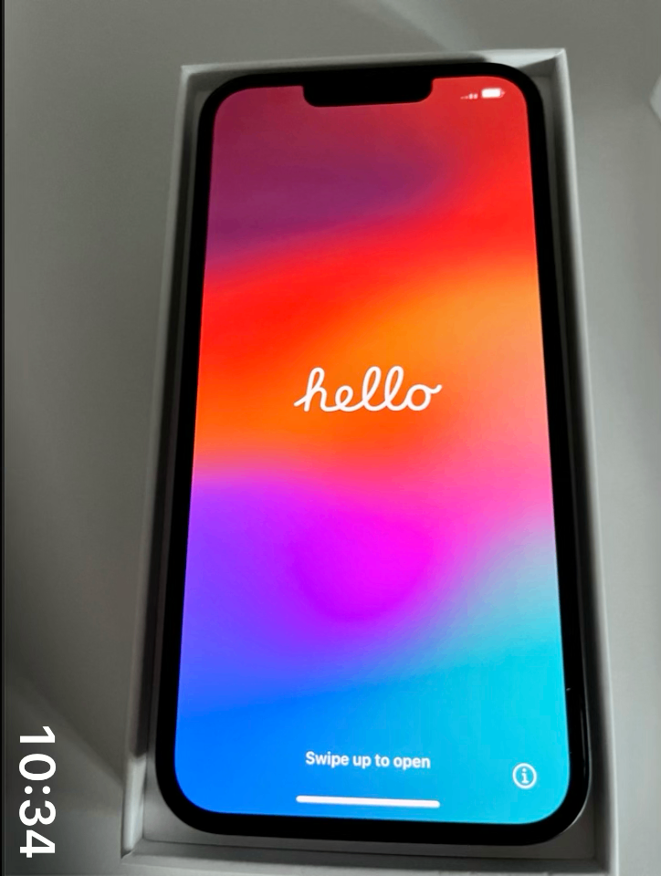 A2633 IPhone 13, Midnight, 128GB Model A2633 EID, Good Condition, Boxed + reset to factory settings
