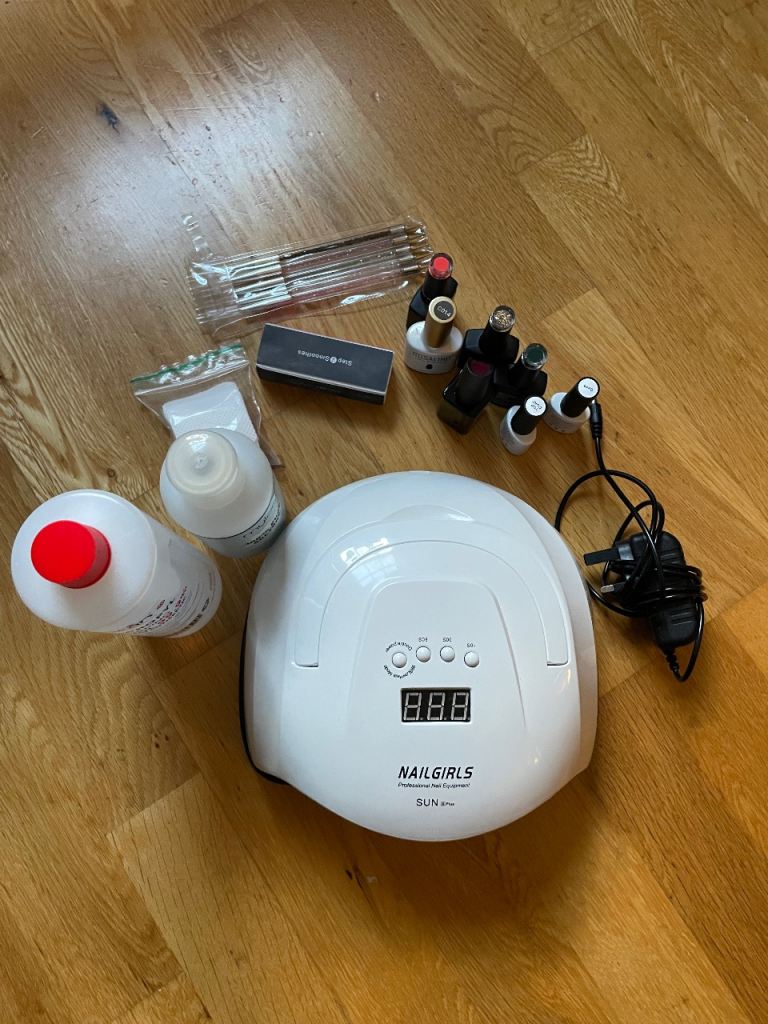 image for Gel nail polish equipment with lamp