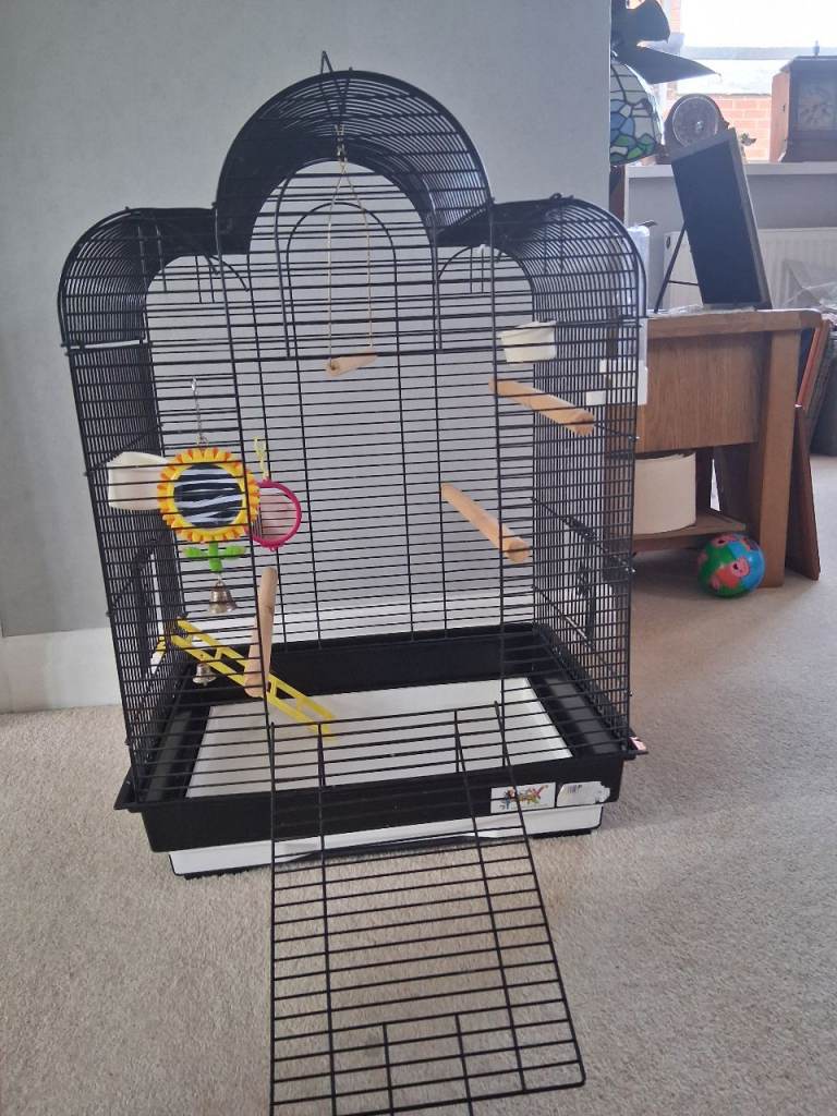'Lazy bones' bird cage