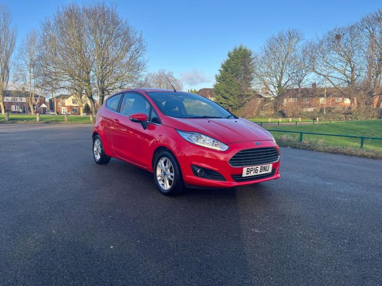 2016 Ford Fiesta 1.25 Zetec Euro 6 3dr Hatchback Petrol Manual