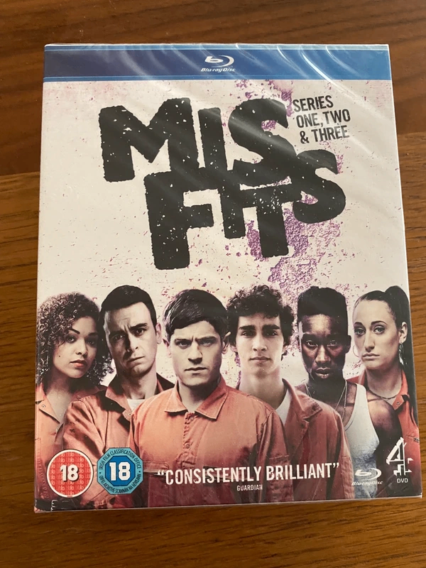 Misfits - Series 1, 2 & 3 [Blu-ray] (New/Sealed)