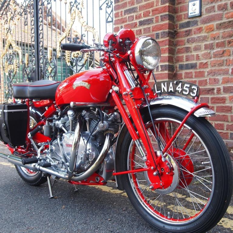 1950 Vincent Rapide Classic Vintage In Chinese Red "OFFFERS INVITED MUST GO"